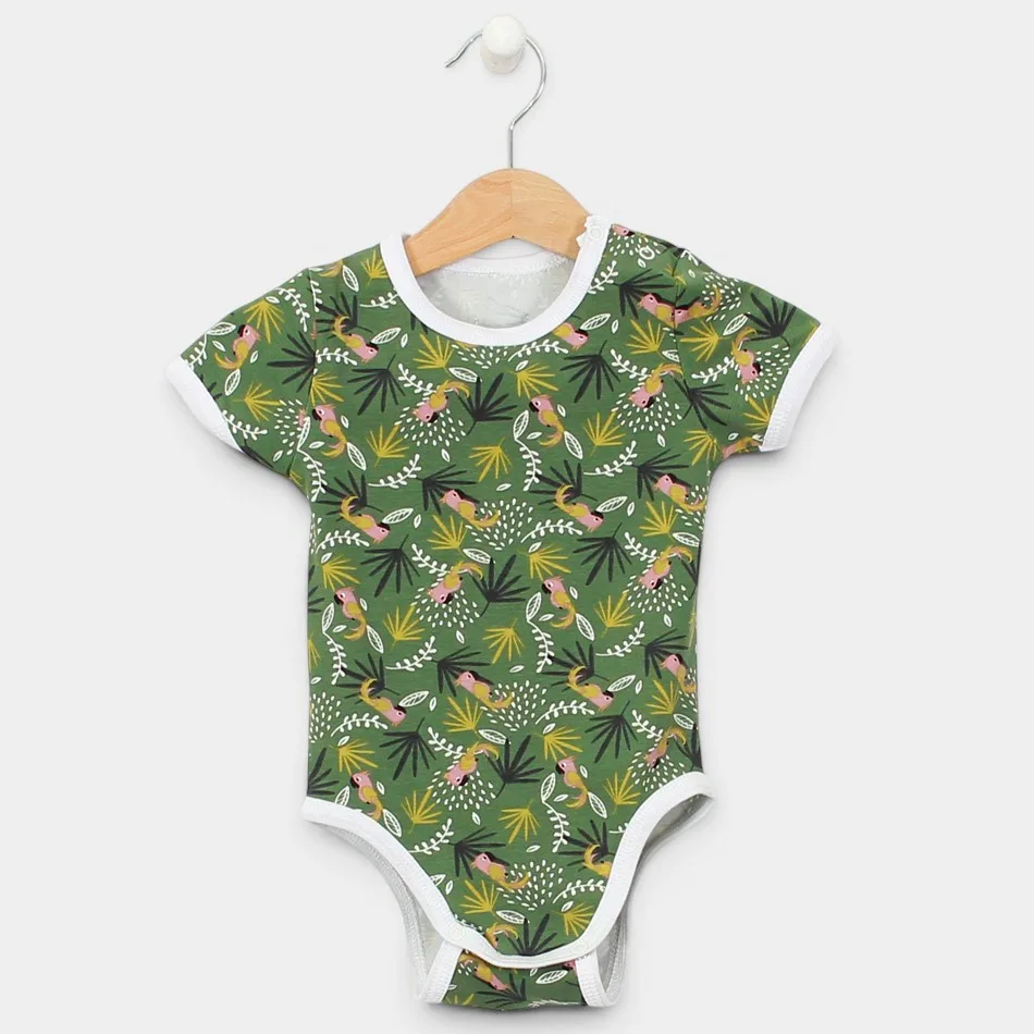 Body a maniche corte "Pappagalli" Body a maniche corte "Pappagalli"