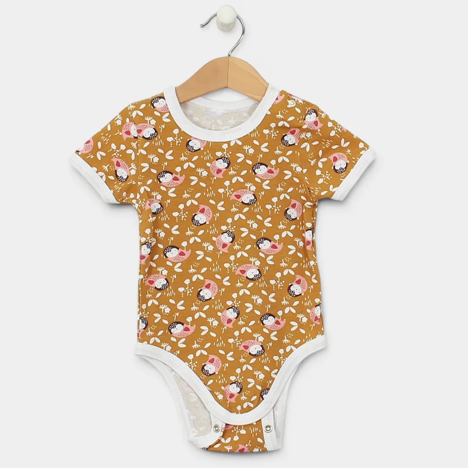Body a maniche corte "Gufi - Rosa" Body a maniche corte "Gufi - Rosa"
